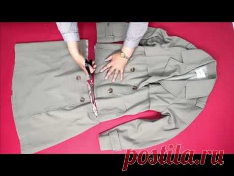 [DIY] Разрежьте плащ пополам. | Происходят удивительные вещи.