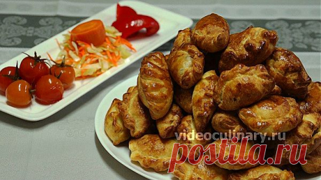 Бабушкины пирожки с мясом - Видеокулинария.рф - видео-рецепты Бабушки Эммы | Видеокулинария.рф - видео-рецепты Бабушки Эммы