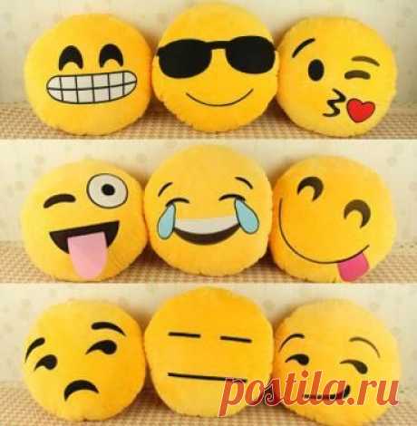 Подушки-смайлики — DIYIdeas