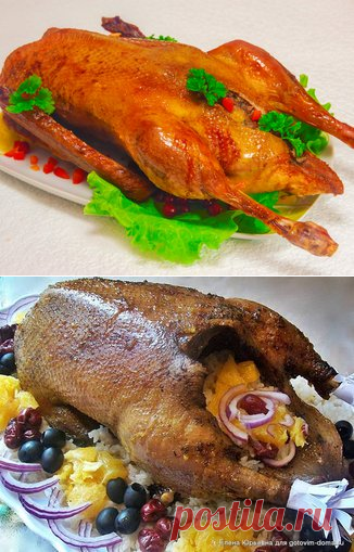 Рождественский гусь с яблоками и черносливом - пошаговый рецепт с фото на Готовим дома