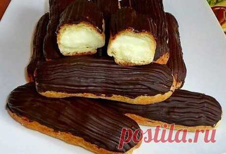 Эклеры - Самые вкусные рецепты