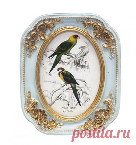Фоторамка "Голубая роскошь" для фотографии 5х8 см в Москве. Купить по цене 420 руб.