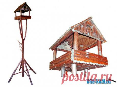 Кормушка для птиц своими руками » VSE-SAM.ru - Сделай сам своими руками поделки, самоделки