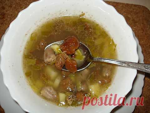 Легкий супец из куриных сердечек с лисичками - "Четыре вкуса" - wwo2009@mail.ru - Почта Mail.Ru