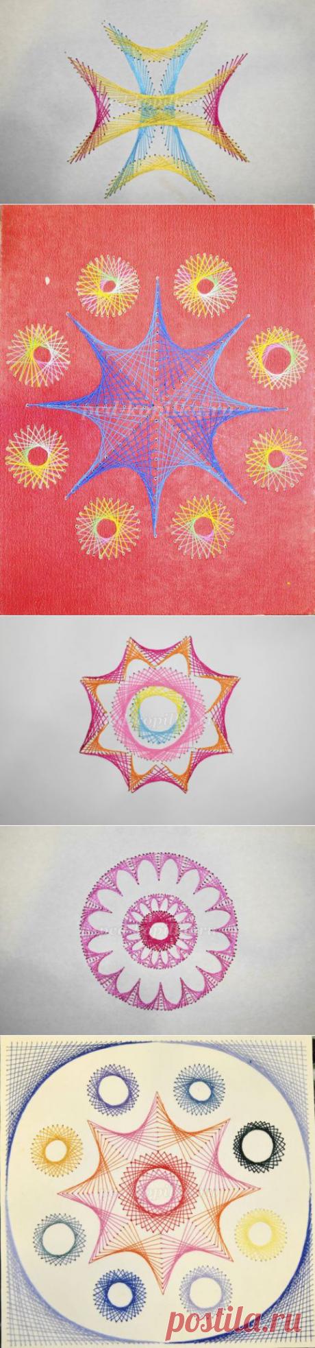 Заполнение  окружности в технике «Изонить». Мастер-класс для начинающих