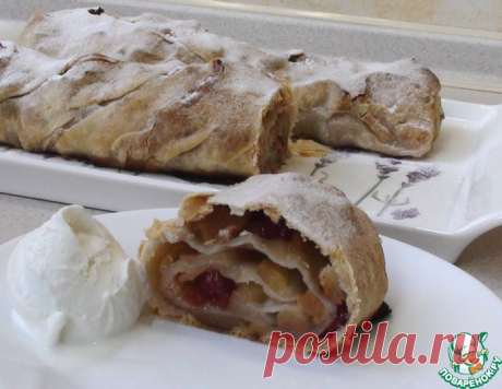 Яблочный штрудель.