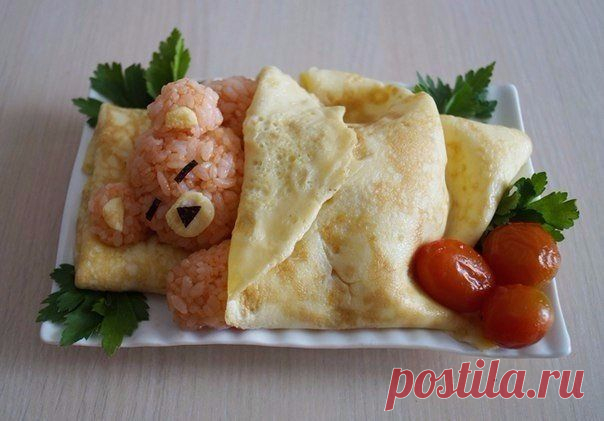 Спящий рисовый мишка для деток / Райская пища