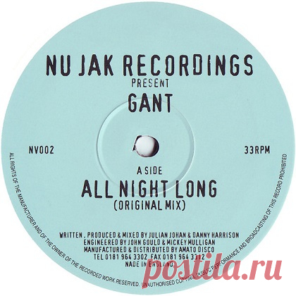 Gant – All Night Long / Sound Bwoy Burial free download mp3 music 320kbps