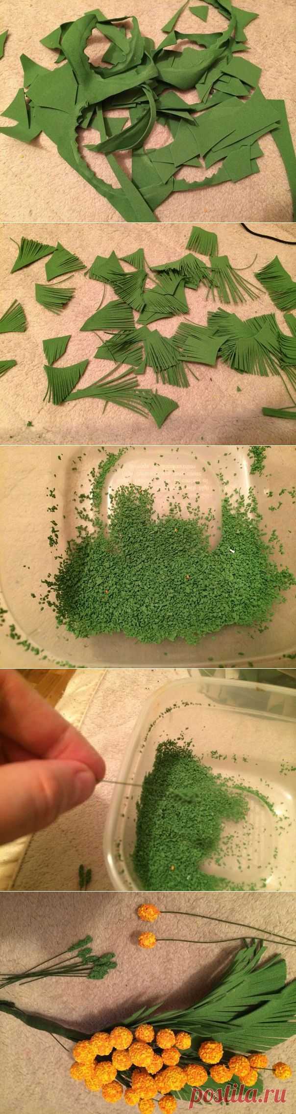 Идея для использования остатков фоамирана.