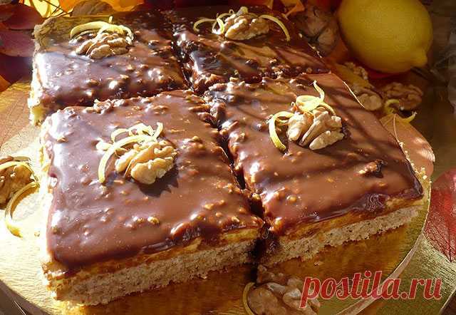 Орехово-лимонные пирожные — Домашние заботы