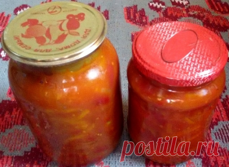 Домашнее консервированное лечо в томате: простой рецепт