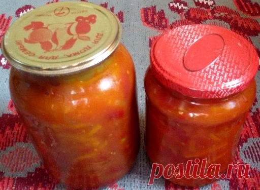 Домашнее консервированное лечо в томате: простой рецепт