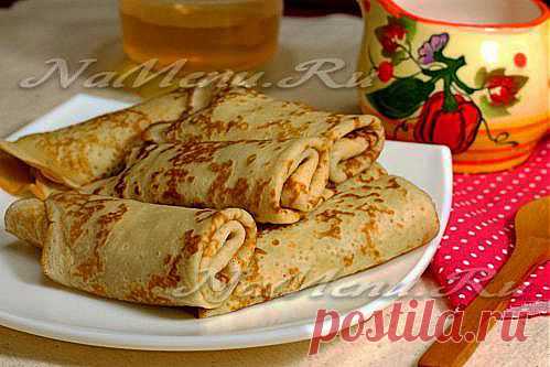 Медовые блины: рецепт