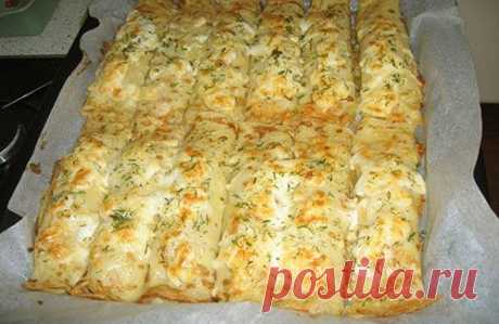 Блинчики в духовке с сырно-куриной начинкой | Raznosole.com