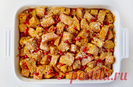Overnight Pumpkin French Toast Bake