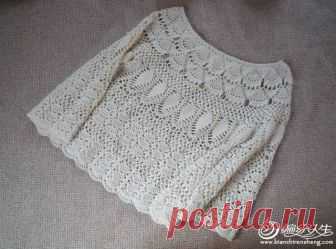 crochelinhasagulhas: Blusa de crochê