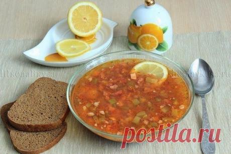 шеф-повар Одноклассники: Солянка с колбасой