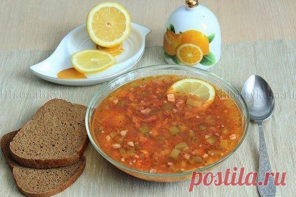 шеф-повар Одноклассники: Солянка с колбасой