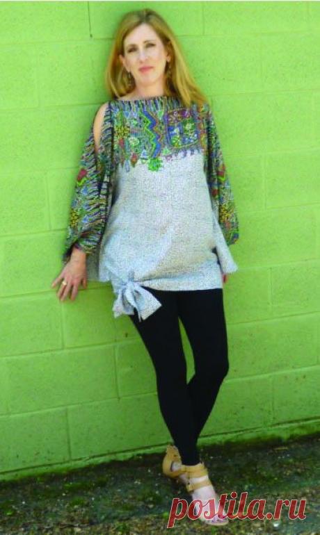 ВЫКРОЙКА ЖЕНСКОГО БЛУЗОНА