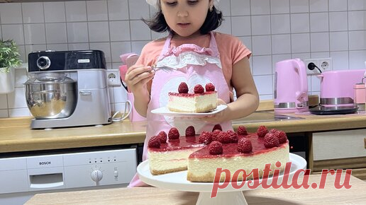 Обалденный Чизкейк 😋 Не устаю его готовить 🤗 Малиновый Чизкейк | Chef Elif | Дзен