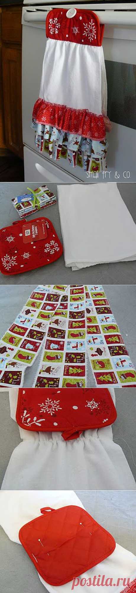 Small Fry &amp; Co. : Ruffle Front Christmas Towel