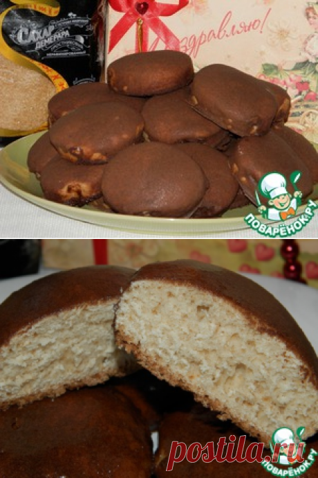 ЗАВАРНЫЕ ЯБЛОЧНЫЕ КОВРИЖКИ - кулинарный рецепт
Сахар	(Мистраль &quot;Демерара&quot;) — 250 г
Пюре фруктовое	(яблочное) — 200 г
Мука пшеничная	— 6 стак.
Яйцо 	— 2 шт
Молоко	— 1 стак.
Масло растительное	— 4 ст. л.
Сахарная пудра	— 150 г
Какао-порошок	— 1 ст. л.
Соль	— 1 щепот.
Ванильный сахар	— 1 пакет.
Корица	— 1/2 ч. л.
Разрыхлитель т	— 20 г
Вода	 — 2 ст. л.