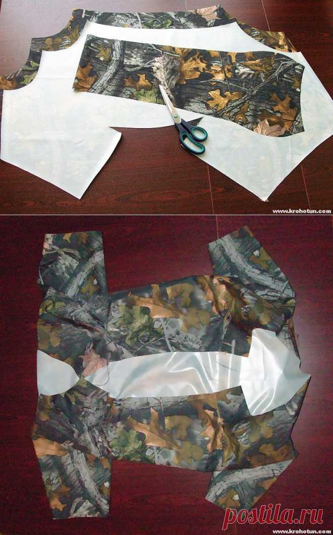 Выкройка комбинезона для собаки