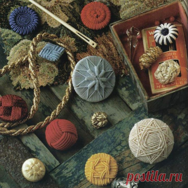 Книга 50 heirloom buttons (часть 1)... пуговицы своими руками....