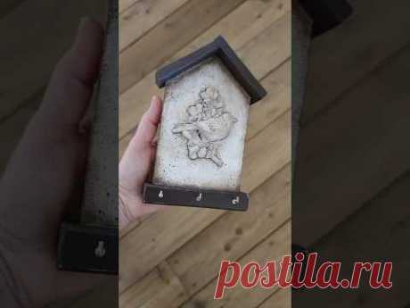 Декор ключницы. #декор #diy #handmade #деревяннаяключница #интерьер #творчество