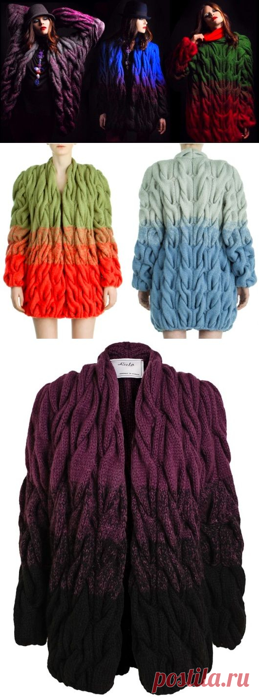 Вязание кардиигана Лало | ДОМОСЕДКА