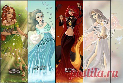 Четыре стихии женщины