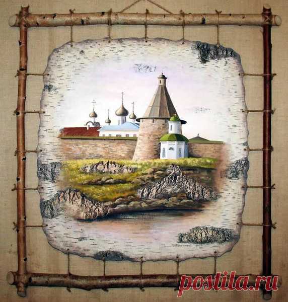 Картины на бересте...* - 34 фото. Фотографии Валерий Семкив.