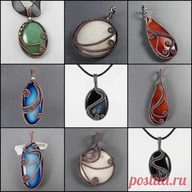 Fire Dance: Wire Wrapped Pendant by Gailavira - Craftsy