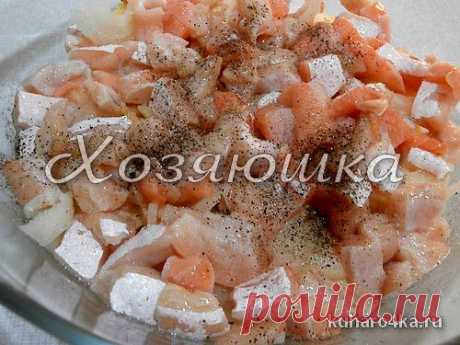 Хозяюшка. Кушать подано! - Брюшки сёмги с картофелем в сметанном соусе