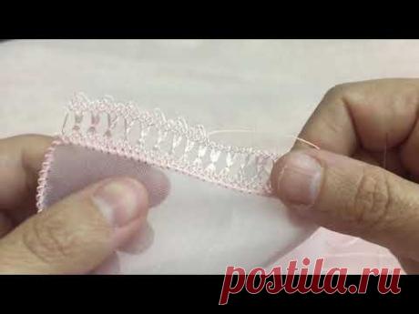 Başörtüleriniz bu modelle çok daha güzel olacak  Turkish needle lace