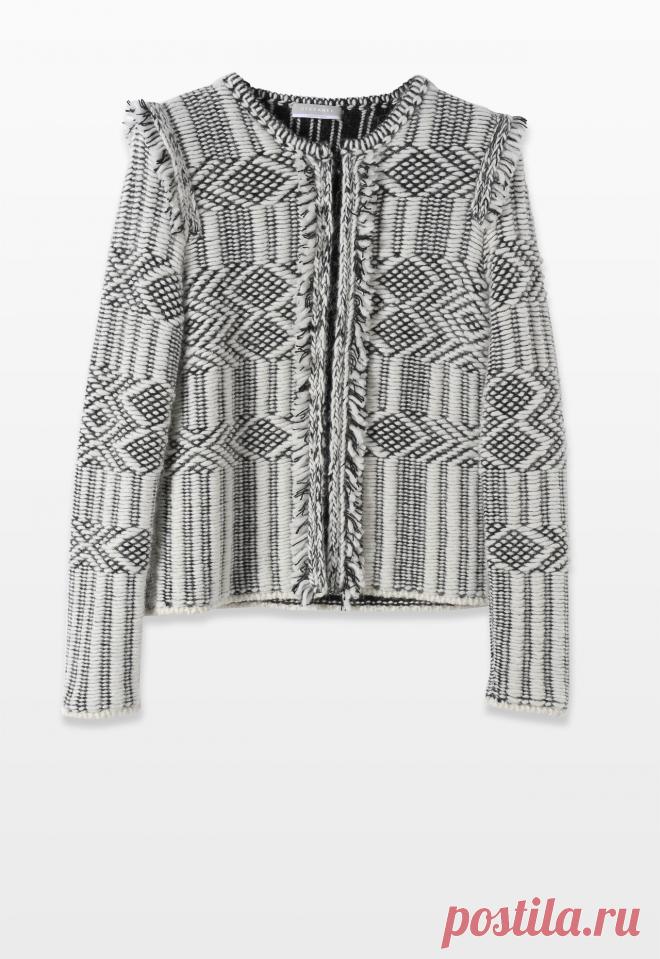 FANCY JACQUARD JACKET | Stefanel