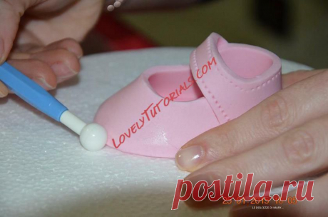 детские сандалики, пинетки, туфельки, сапожки, трафареты|gumpaste baby shoes tutorials,baby booties,templates - Страница 10 - Мастер-классы по украшению тортов Cake Decorating Tutorials (How To's) Tortas Paso a Paso