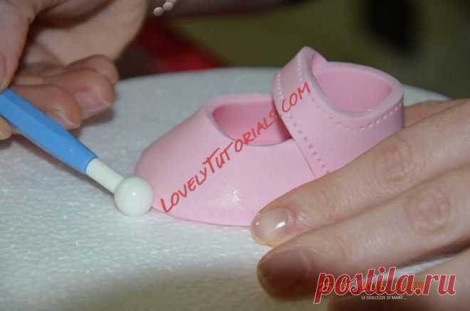 детские сандалики, пинетки, туфельки, сапожки, трафареты|gumpaste baby shoes tutorials,baby booties,templates - Страница 10 - Мастер-классы по украшению тортов Cake Decorating Tutorials (How To's) Tortas Paso a Paso