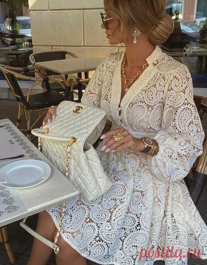 Платье - мечта! Идея! Подбор нескольких схем мотивов  ирландского кружева.