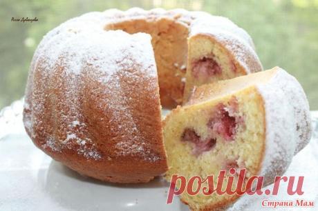 Сливочный кекс с клубникой - Рецепты для очень занятой мамы - Страна Мам