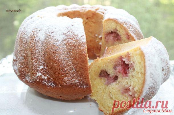 Сливочный кекс с клубникой - Рецепты для очень занятой мамы - Страна Мам
