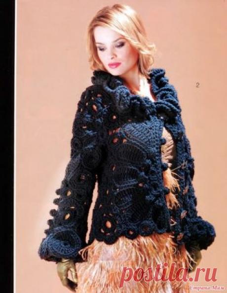 ВОТ ТАКОЙ ЧУДНЫЙ ЖАКЕТИК, КТО СО МНОЙ? ОРИГИНАЛ СХЕМКА эТО ЧТО Я УЖЕ СВЯЗАЛА, ОСТАЛОСЬ ОБВЯЗКУ, ВОРОТ И РУКАВКИ... Вес мотка: 100 гр. Длина нити: 100 м. Регулярные поставки: Да Состав: 30% шерсть, 70% акрил