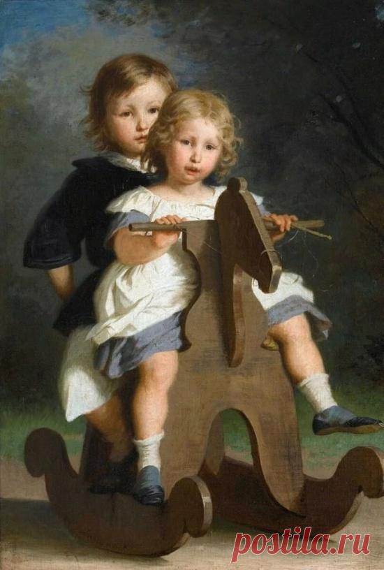 Художник Alfred van Muyden (1818 – 1898). Он поздно родился