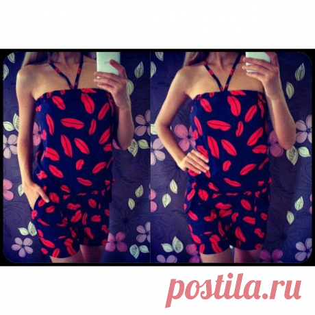 Комбез Губки. Атлас-шифон. р.42.44.