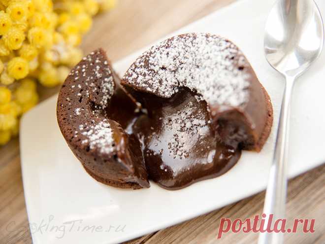 Шоколадный Фондан - Fondant au Chocolat | CookingTime.ru