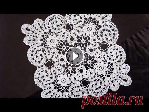 СКАЗОЧНО КРАСИВАЯ КВАДРАТНАЯ САЛФЕТКА КРЮЧКОМ  (БРЮГГСКОЕ КРУЖЕВО). ЧАСТЬ 1 Видео мастер класс по вязанию квадратной салфетки крючком в технике брюггского кружева. Размер 41,5 х 41,5 см, нитки - роза (60г), крючок 1,25. В 1-й ...