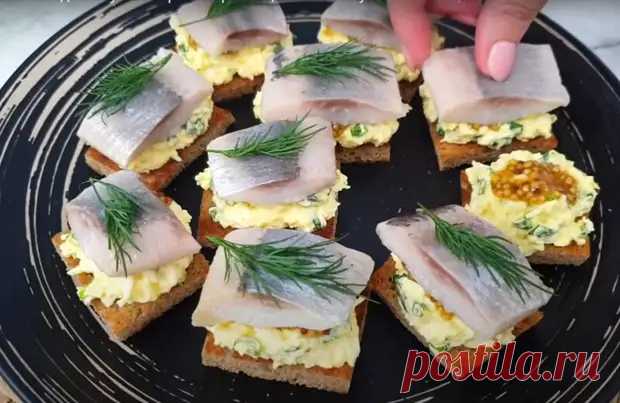 Такая закуска из селёдки вкуснее красной икры. Простой рецепт аппетитных бутербродов за 3 минуты - Poejka - Медиаплатформа МирТесен