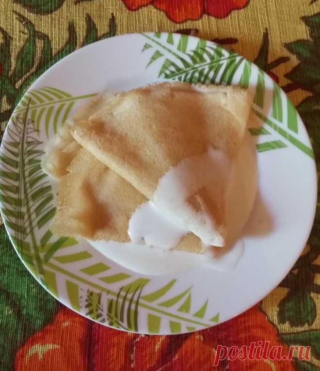 Блины на мацони - Простые рецепты Овкусе.ру