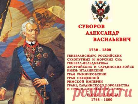 Цитаты А. В. Суворова