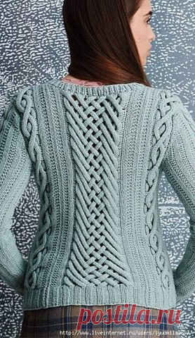 Пуловер Fretwork (Вязание спицами) | Журнал Вдохновение Рукодельницы